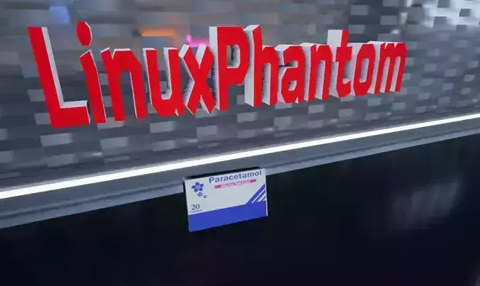 Paracetamol 3D Model