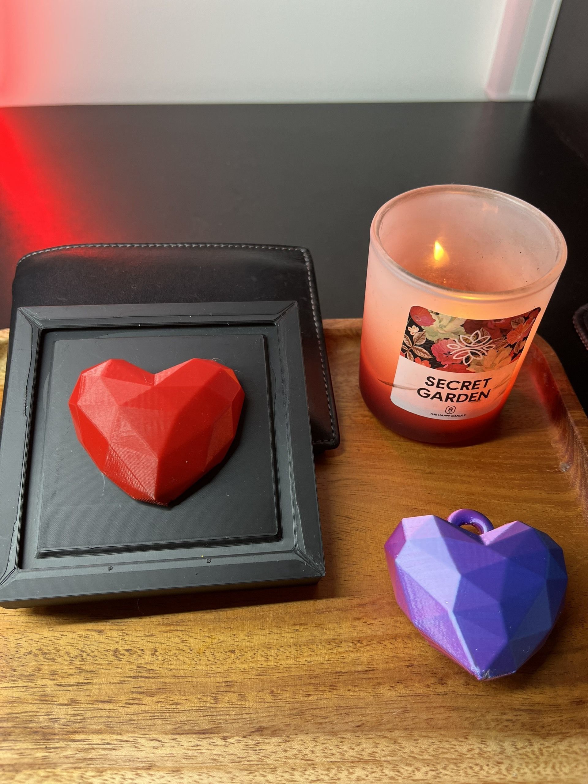 HEART BOX  VALENTINE GIFT  STL FILE WITH SUPPORT 3D print model_1