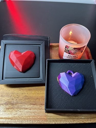 HEART BOX  VALENTINE GIFT  STL FILE WITH SUPPORT 3D print model