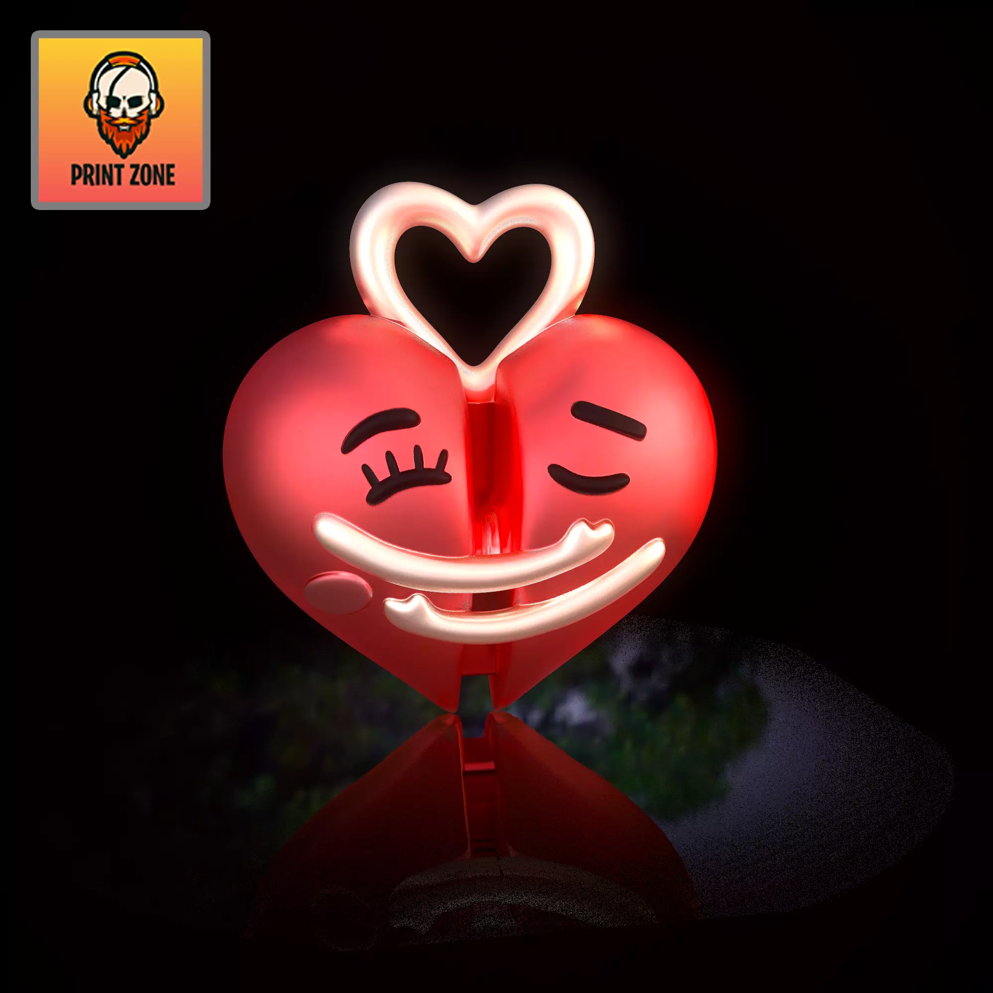 FOREVERLOVE HEART VALENTINE STL FILE 3D print model