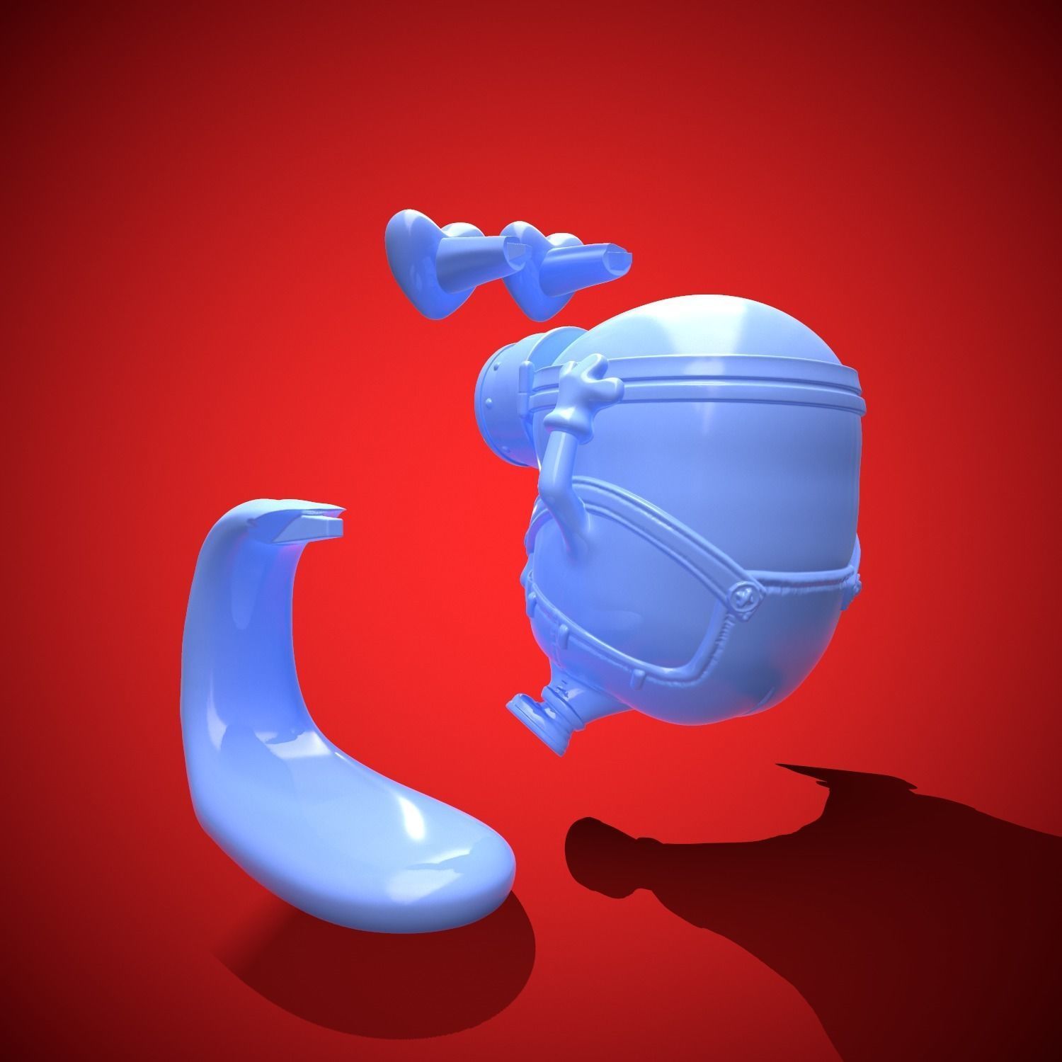 MINION IN LOVE 01 VALENTINE STL FILE 3D print model_6