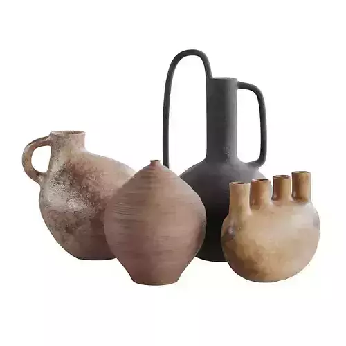 Decorative Clay Vases