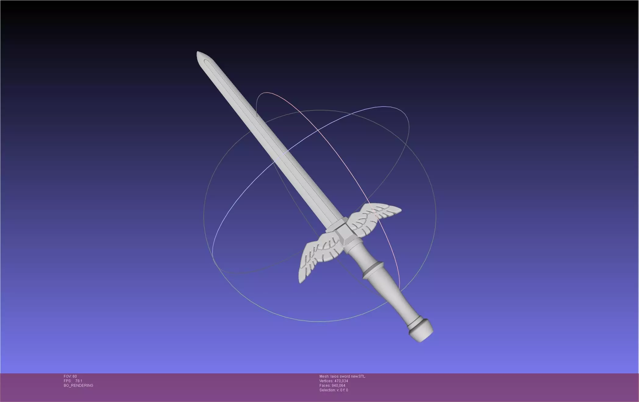 Dungeon Meshi Laios Sword New 3D print model