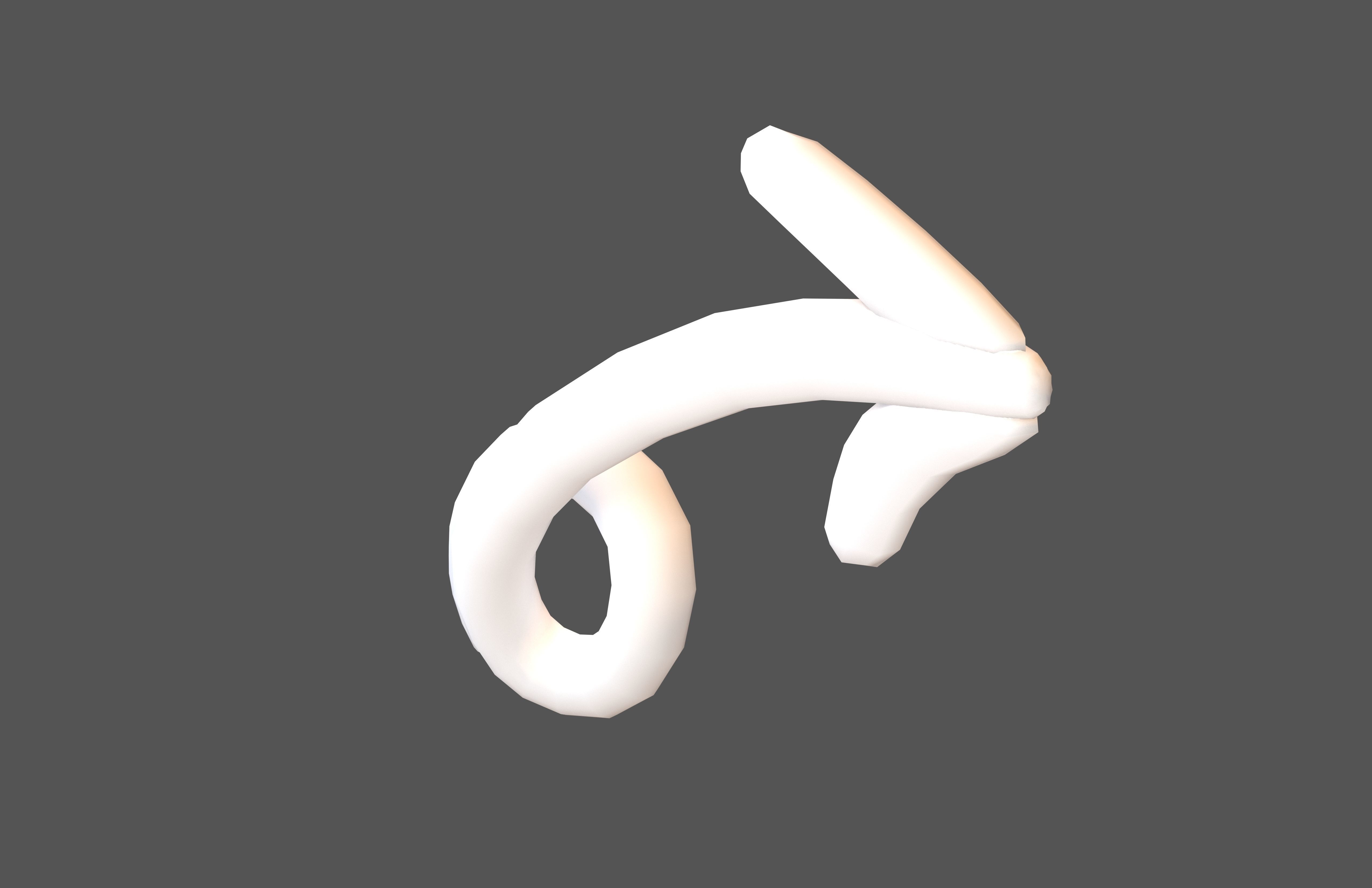 Doodle Buildable Arrow v1 002 Low-poly 3D model_2