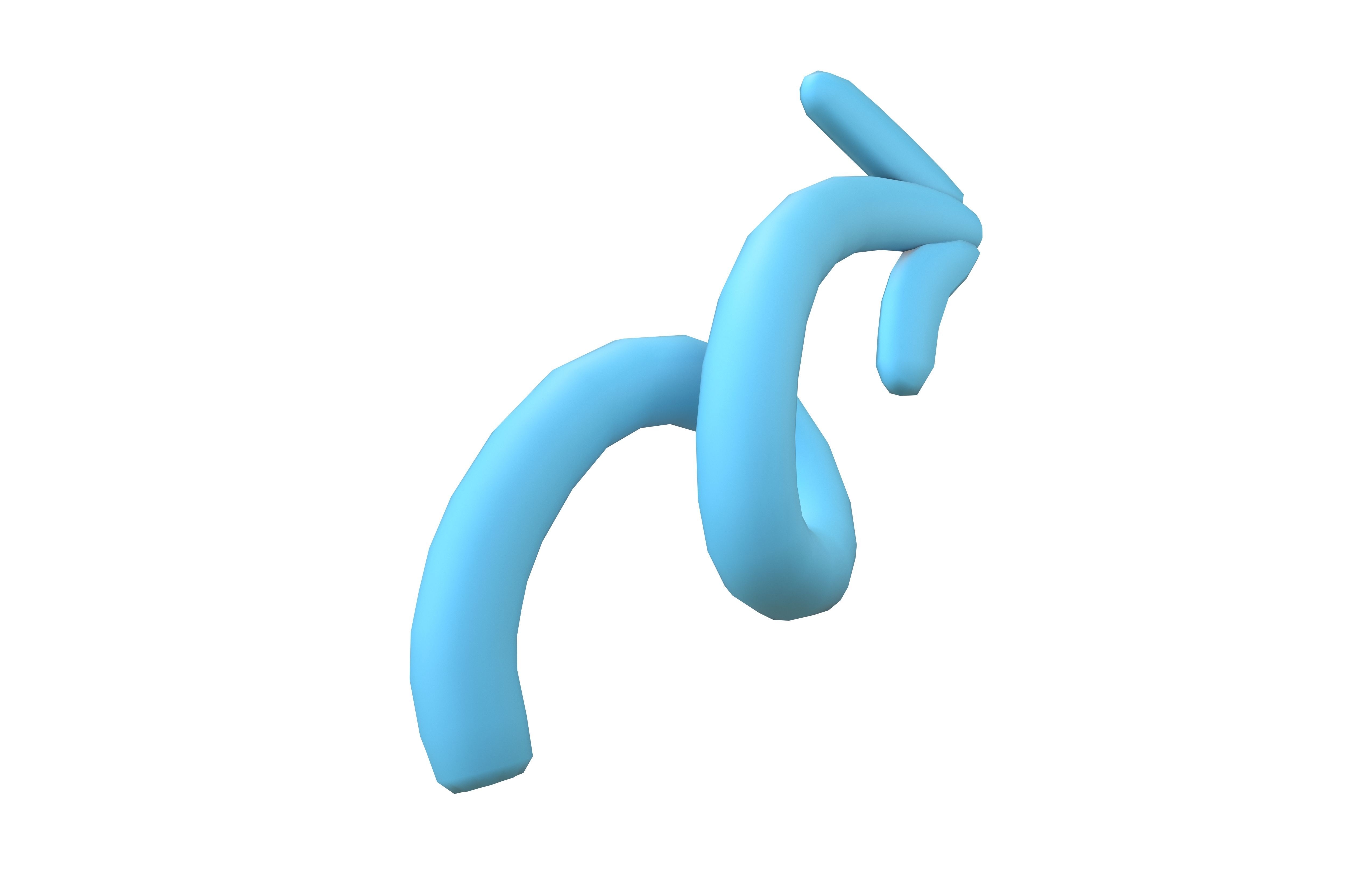 Doodle Buildable Arrow v1 004 Low-poly 3D model_3