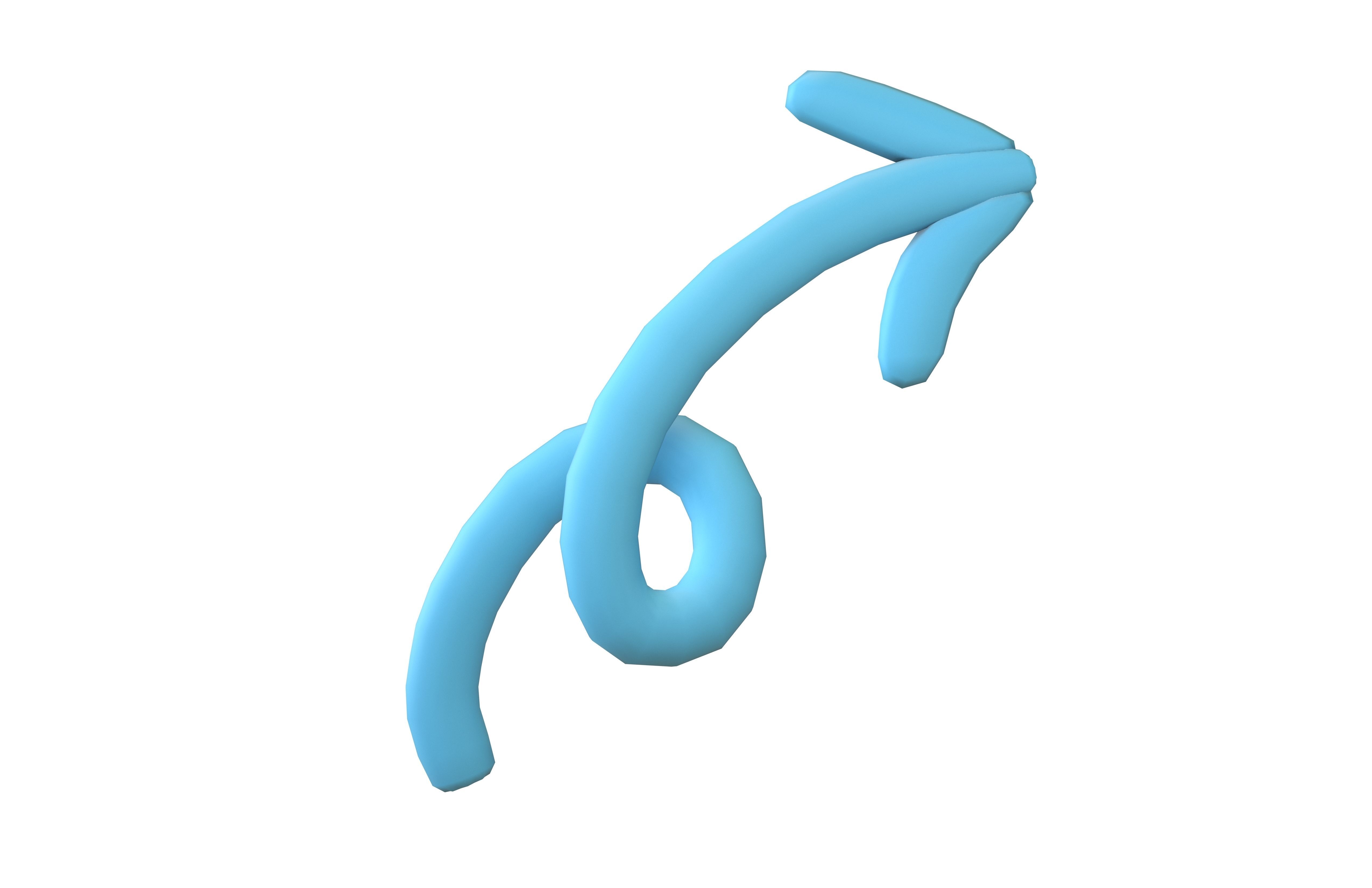 Doodle Buildable Arrow v1 004 Low-poly 3D model_1