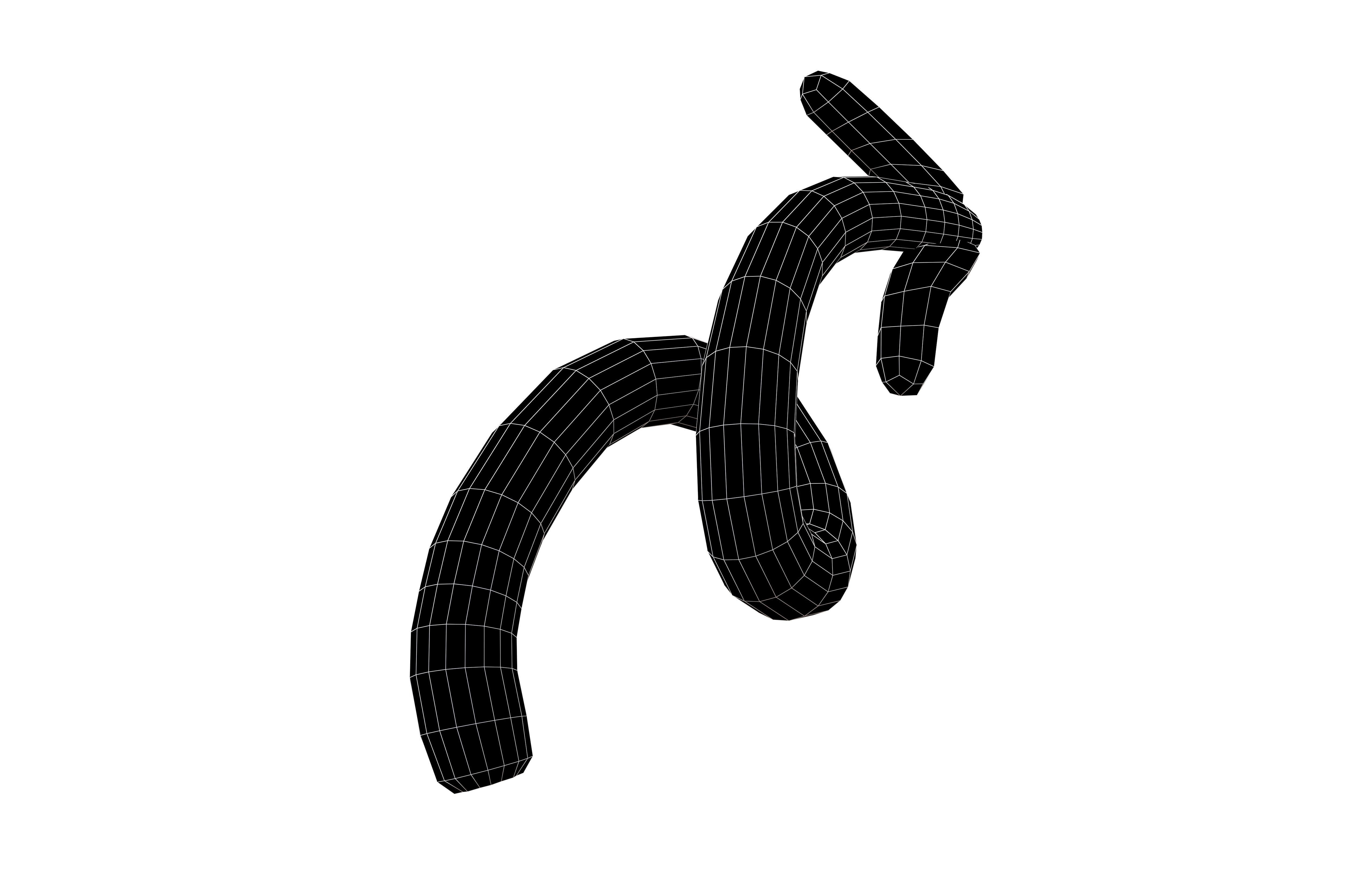 Doodle Buildable Arrow v1 008 Low-poly 3D model_7