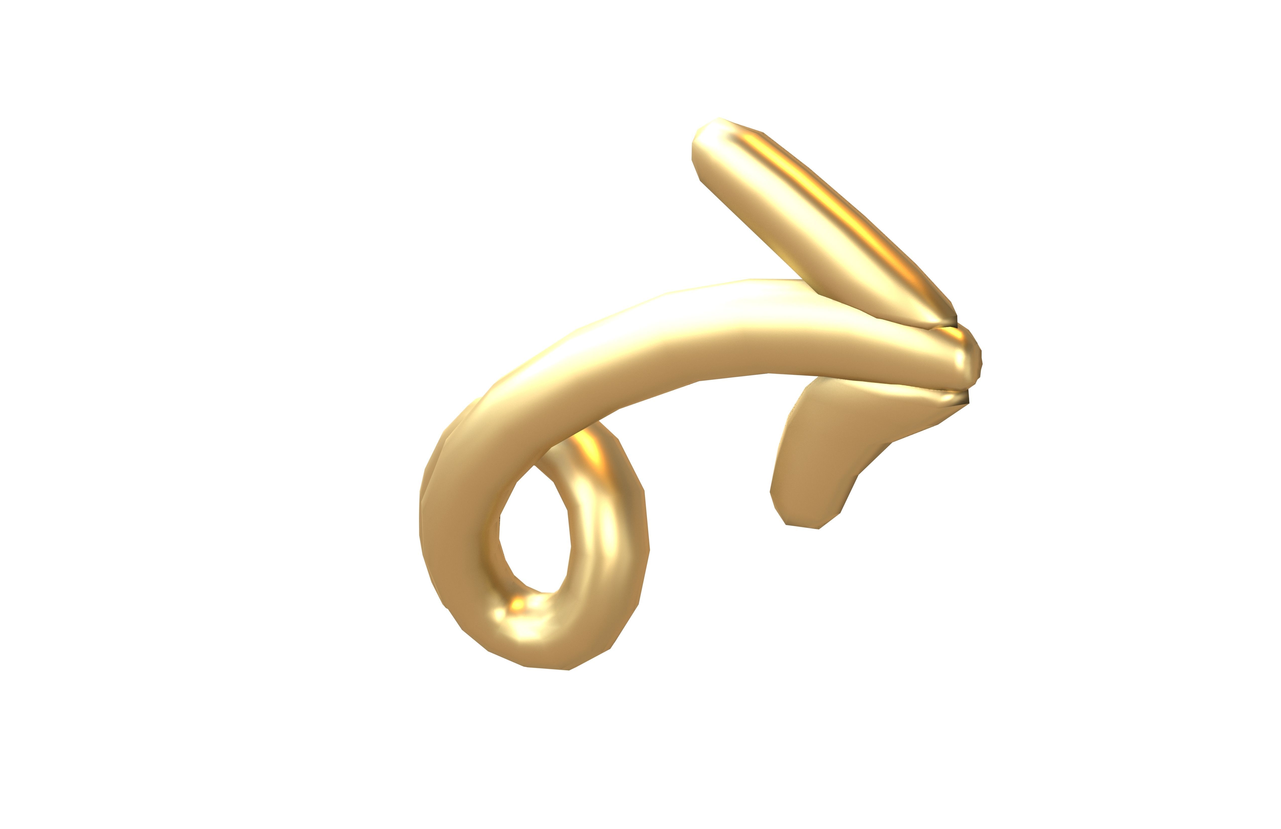 Doodle Buildable Arrow v1 008 Low-poly 3D model_2