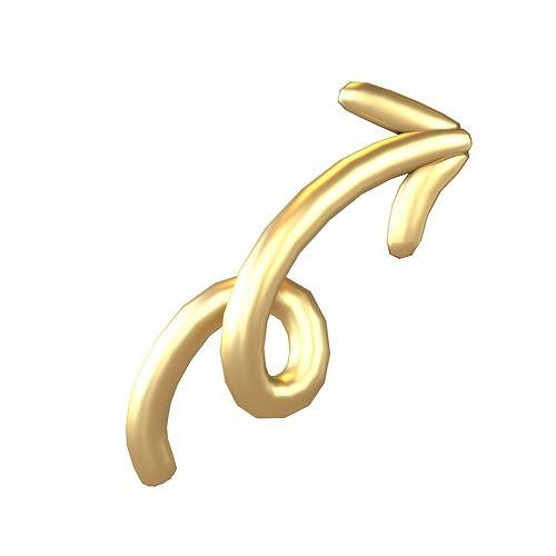 Doodle Buildable Arrow v1 008 Low-poly 3D model