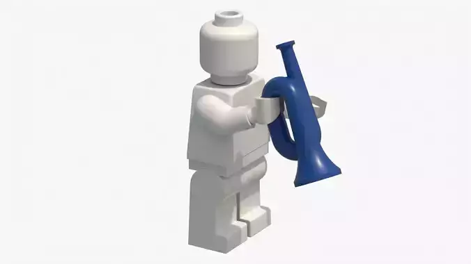 Lego Musical Instruments Saxophone 3D model