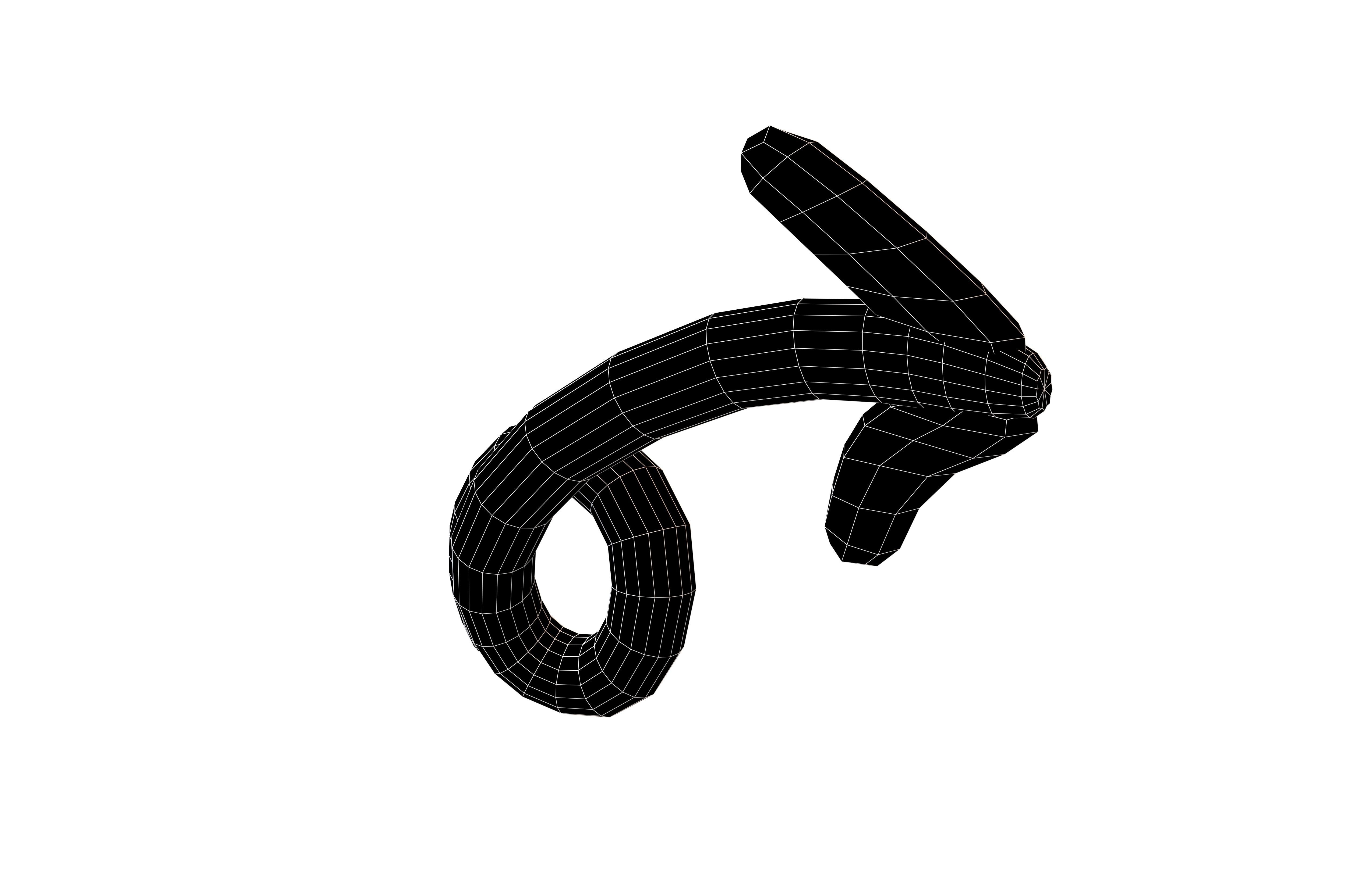 Doodle Buildable Arrow v1 010 Low-poly 3D model_6