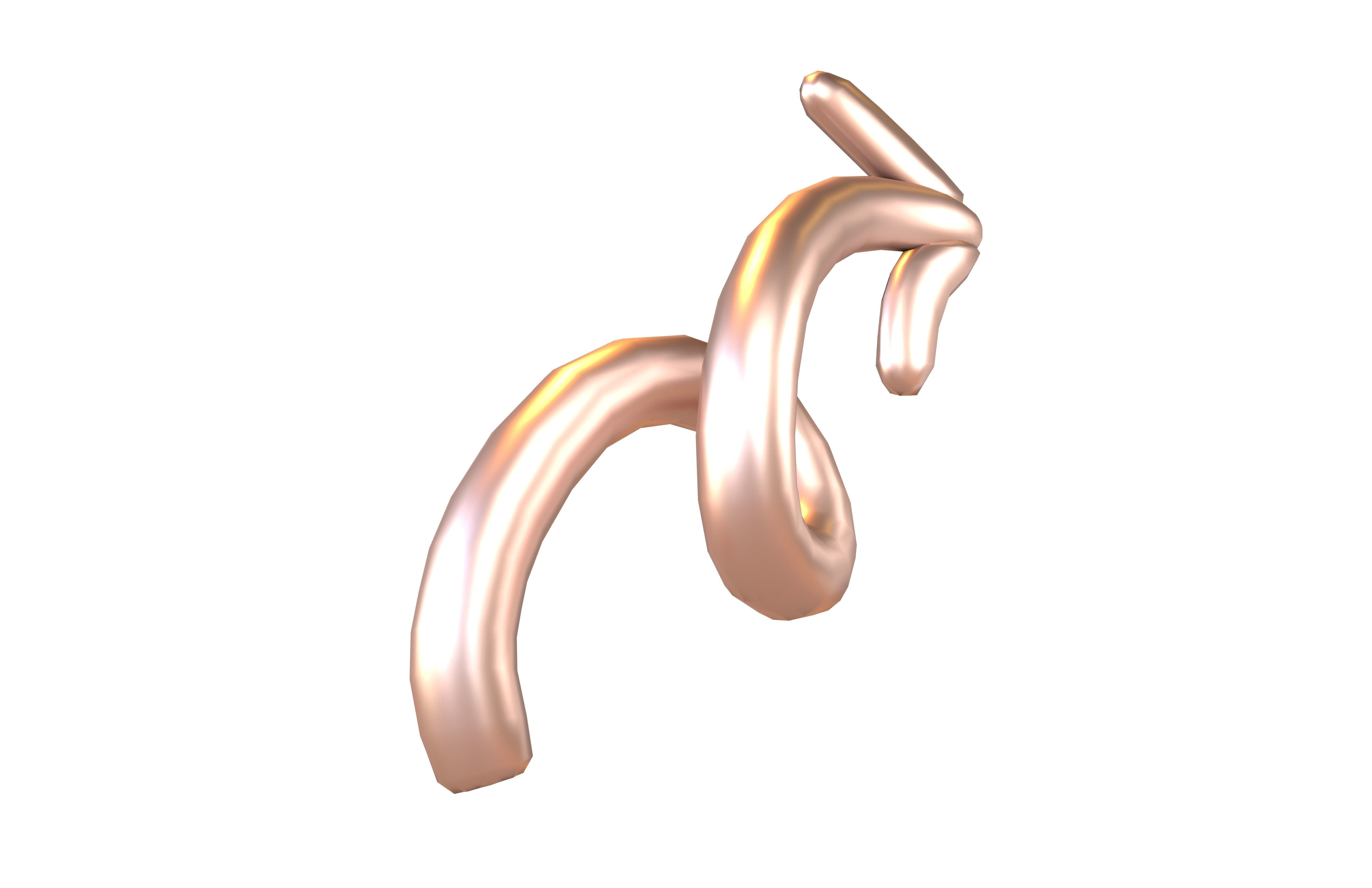 Doodle Buildable Arrow v1 010 Low-poly 3D model_3