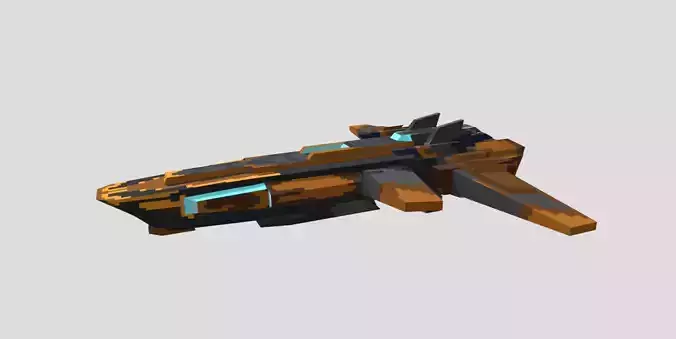 Low-Poly SpaceShip 