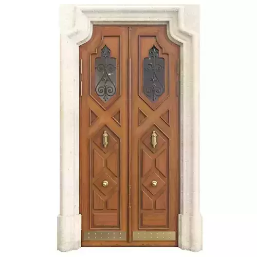 Entrance classic door 123