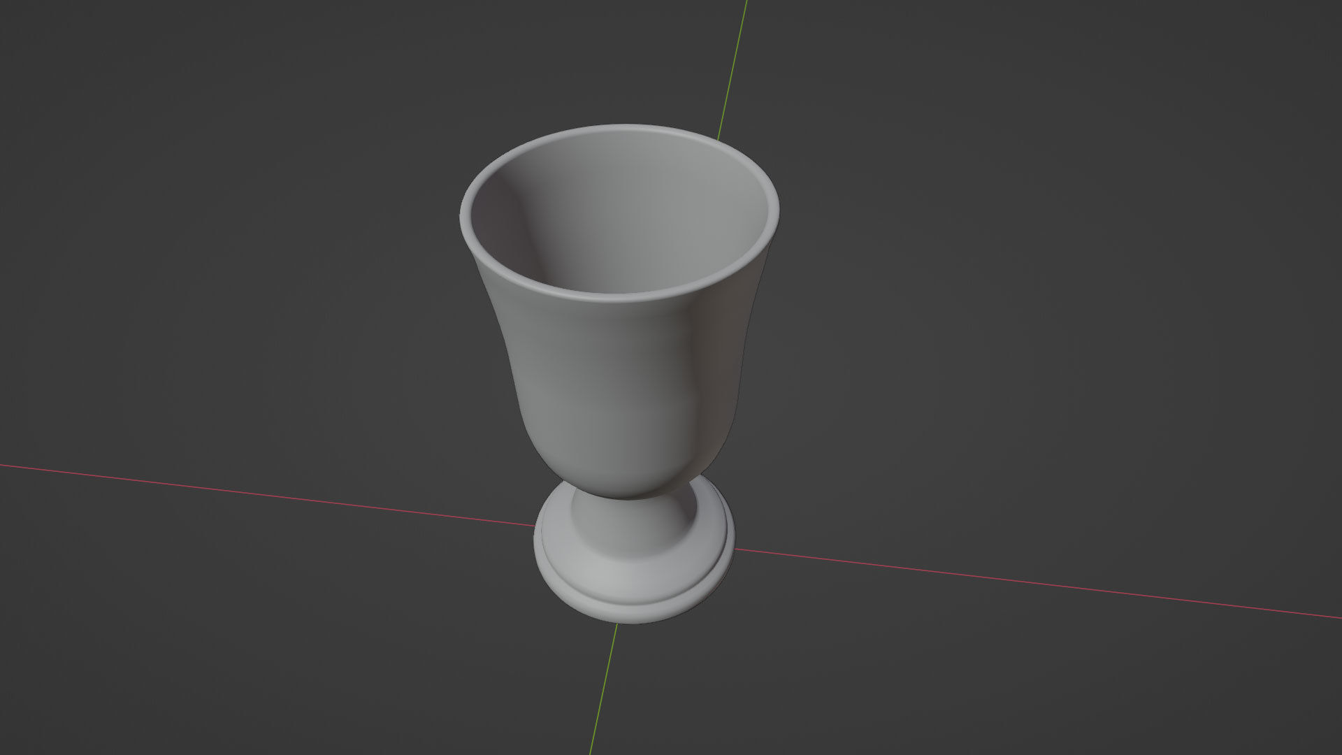 Porcelain Goblet Chalice Cup 3D Model  Low-poly 3D model_8