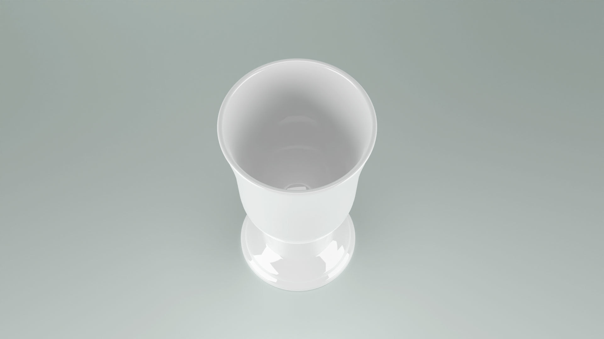 Porcelain Goblet Chalice Cup 3D Model  Low-poly 3D model_24