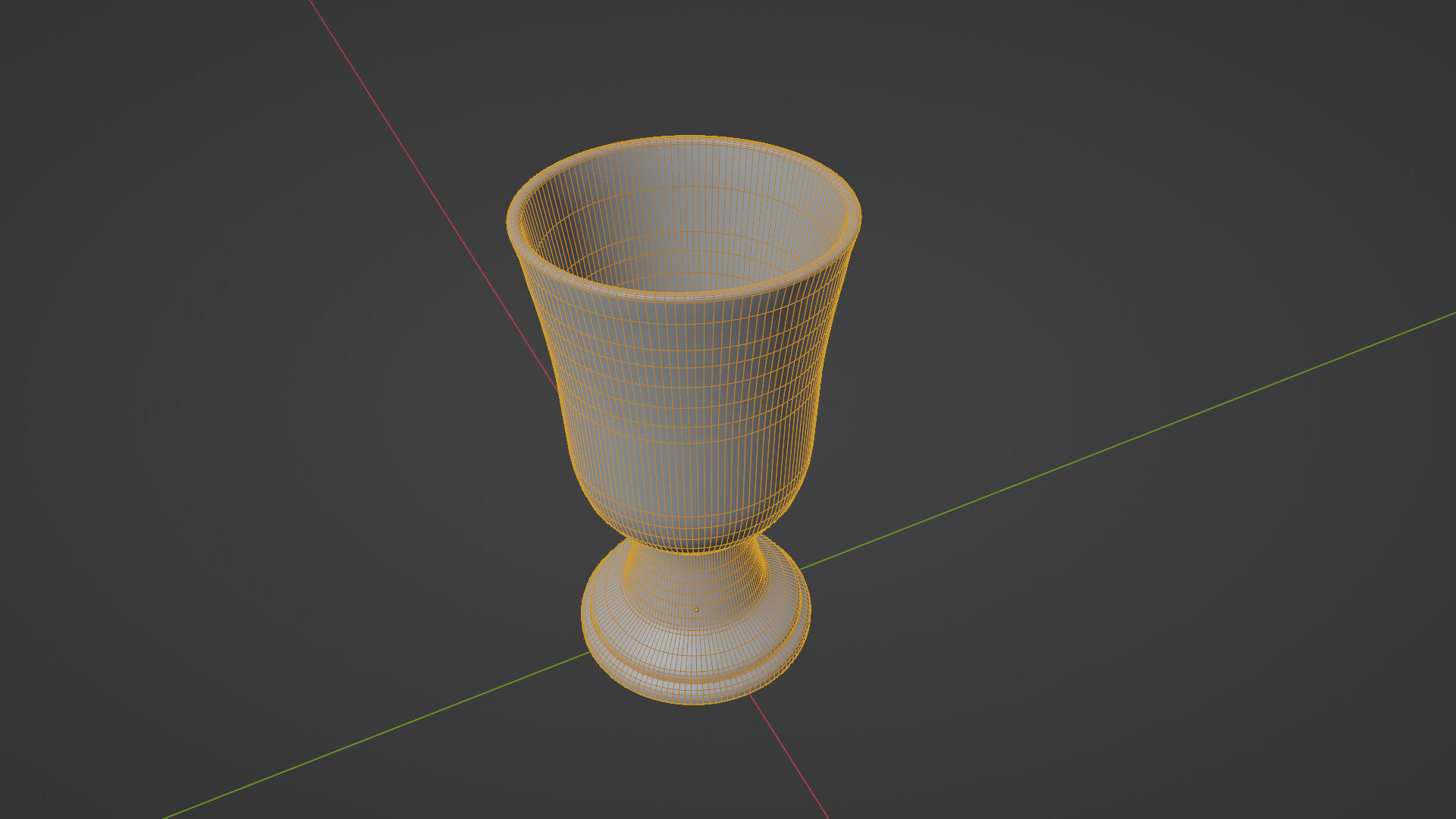 Porcelain Goblet Chalice Cup 3D Model  Low-poly 3D model_31