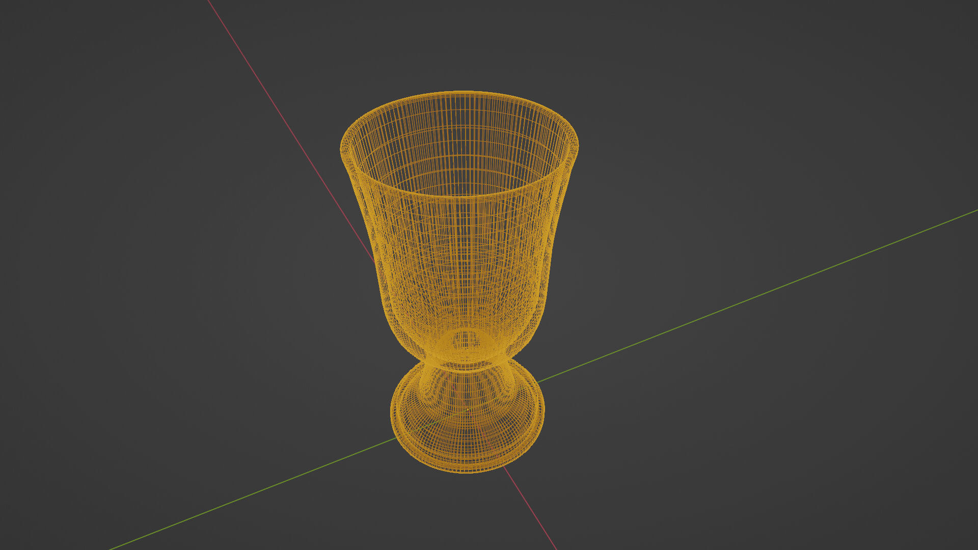 Porcelain Goblet Chalice Cup 3D Model  Low-poly 3D model_30