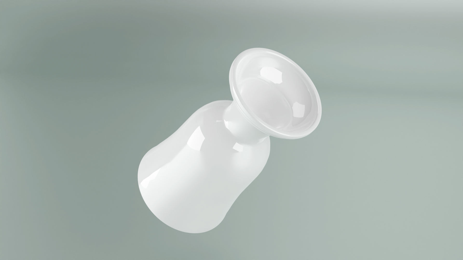 Porcelain Goblet Chalice Cup 3D Model  Low-poly 3D model_21