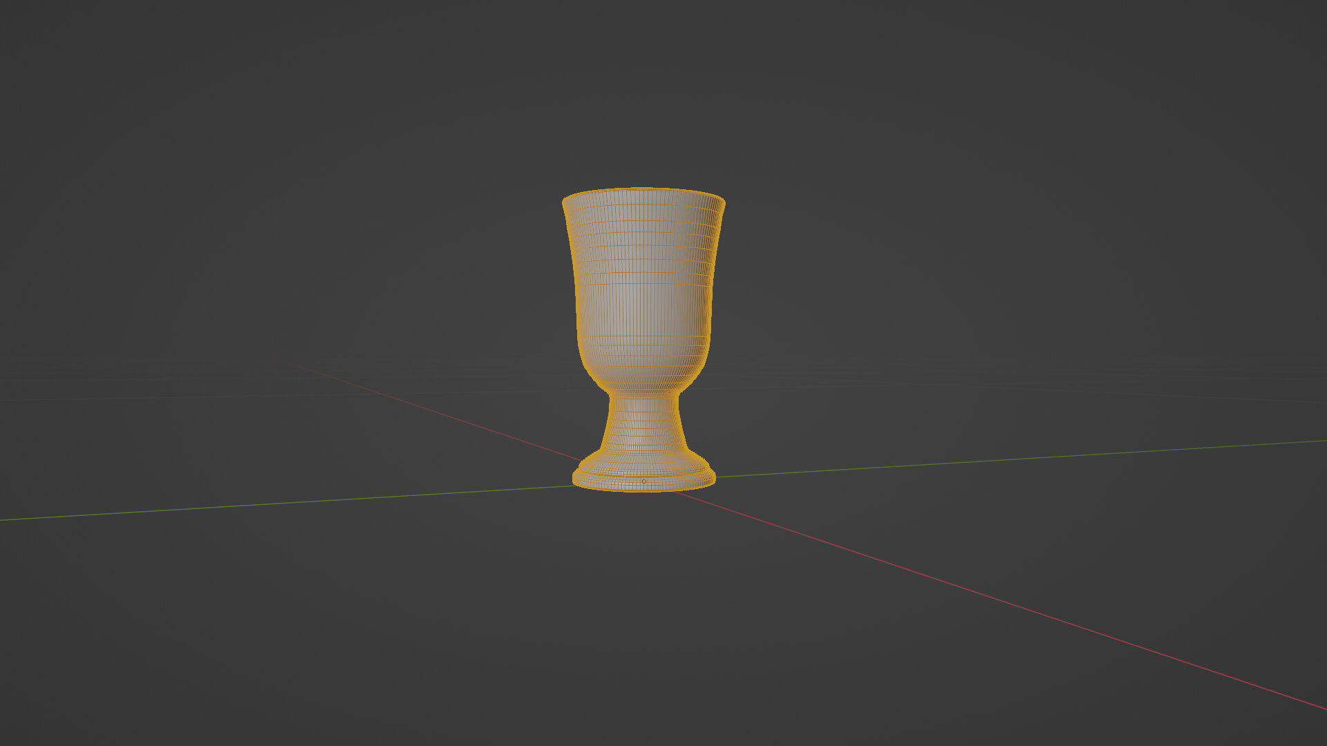 Porcelain Goblet Chalice Cup 3D Model  Low-poly 3D model_32