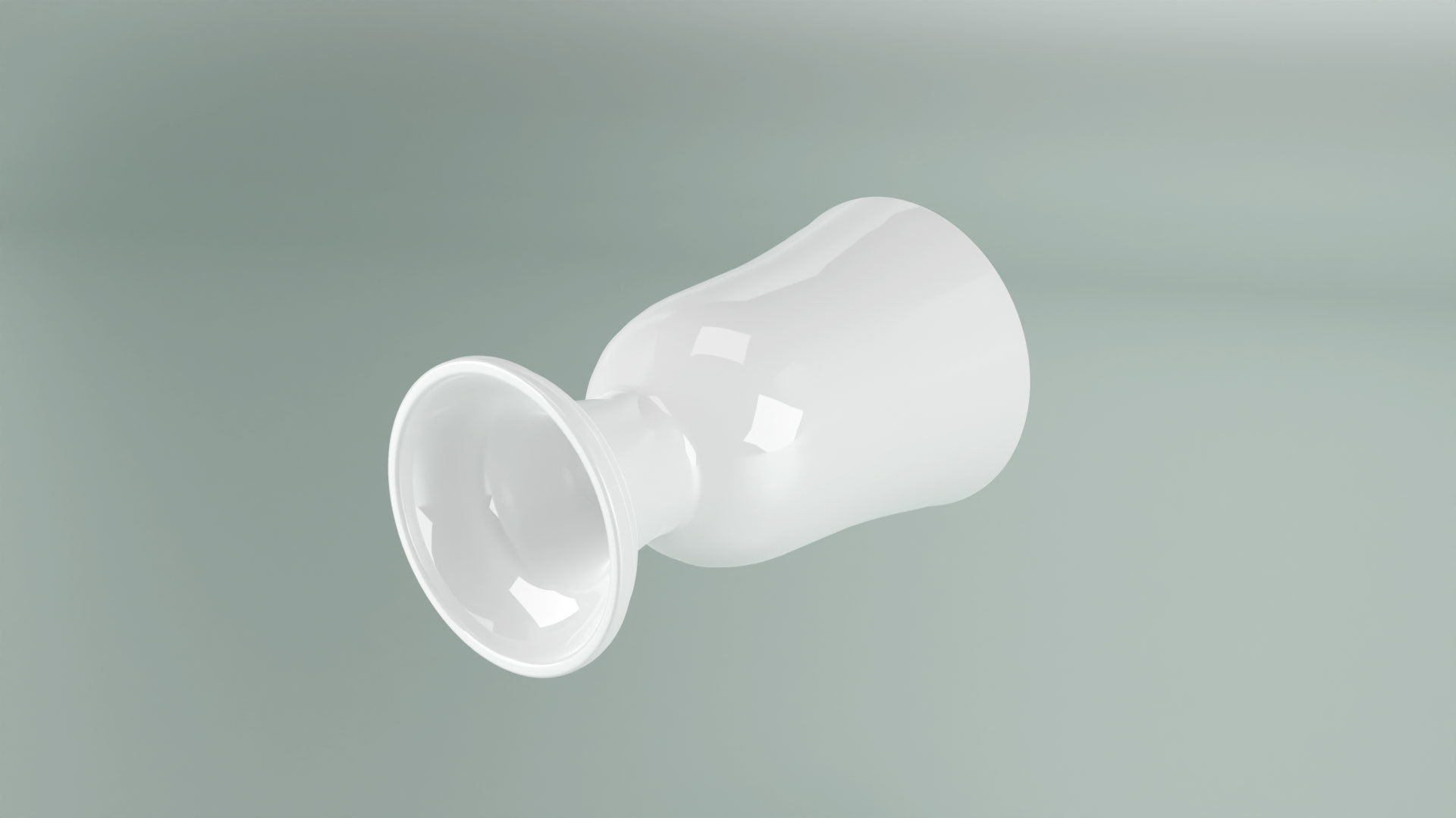 Porcelain Goblet Chalice Cup 3D Model  Low-poly 3D model_22