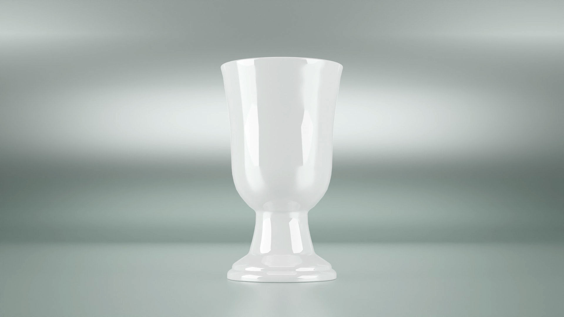 Porcelain Goblet Chalice Cup 3D Model  Low-poly 3D model_19