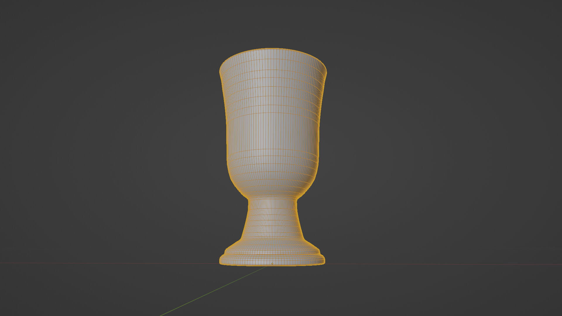 Porcelain Goblet Chalice Cup 3D Model  Low-poly 3D model_28