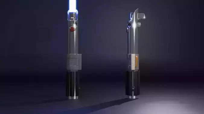 3D model Anakin Skywalker Lightsaber - High-Quality 3D Model