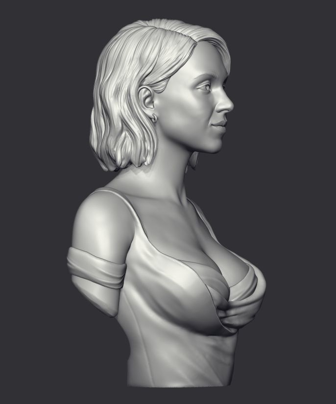 Sydney Sweeney Bust 3D print model_25