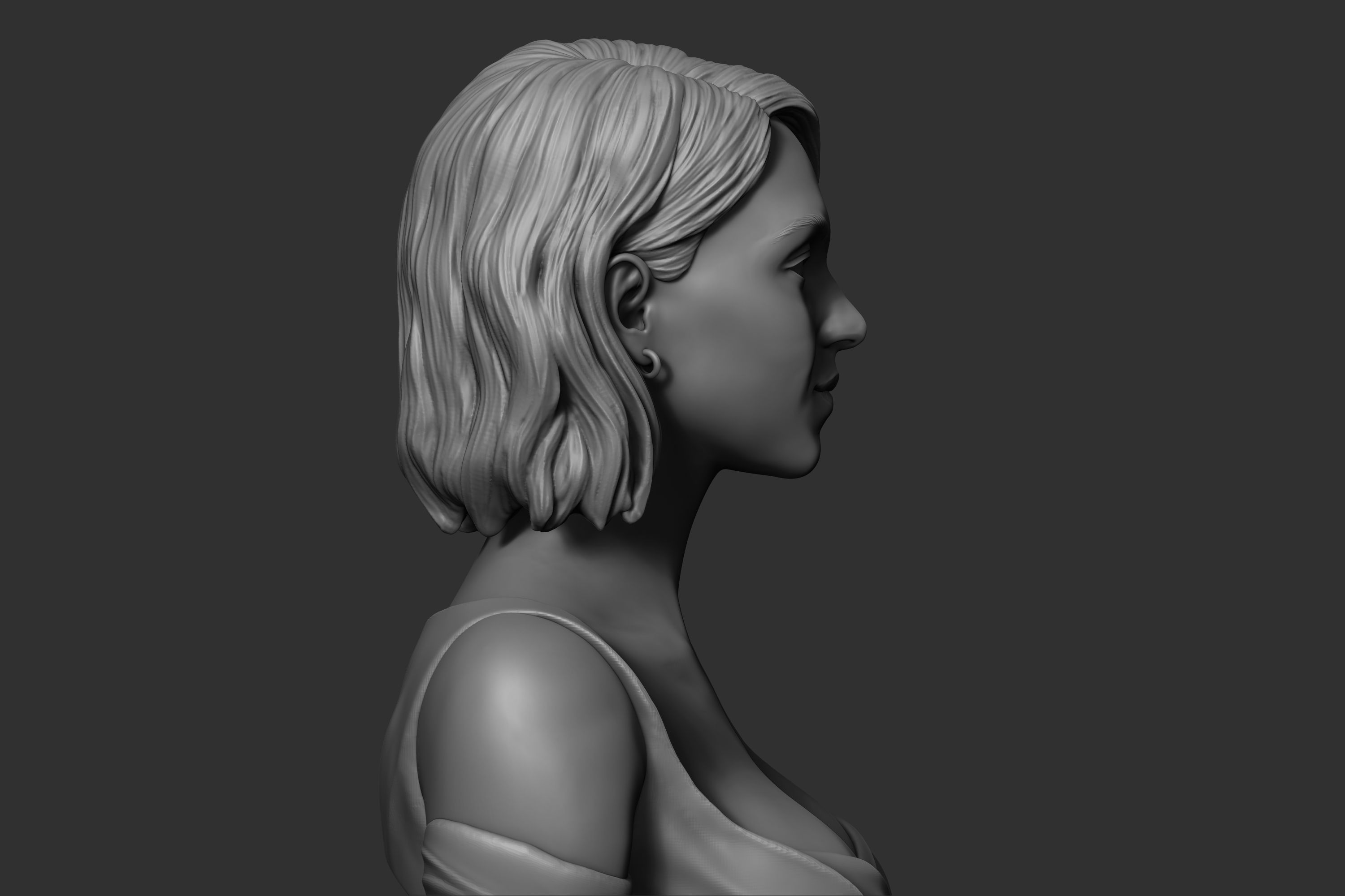 Sydney Sweeney Bust 3D print model_20