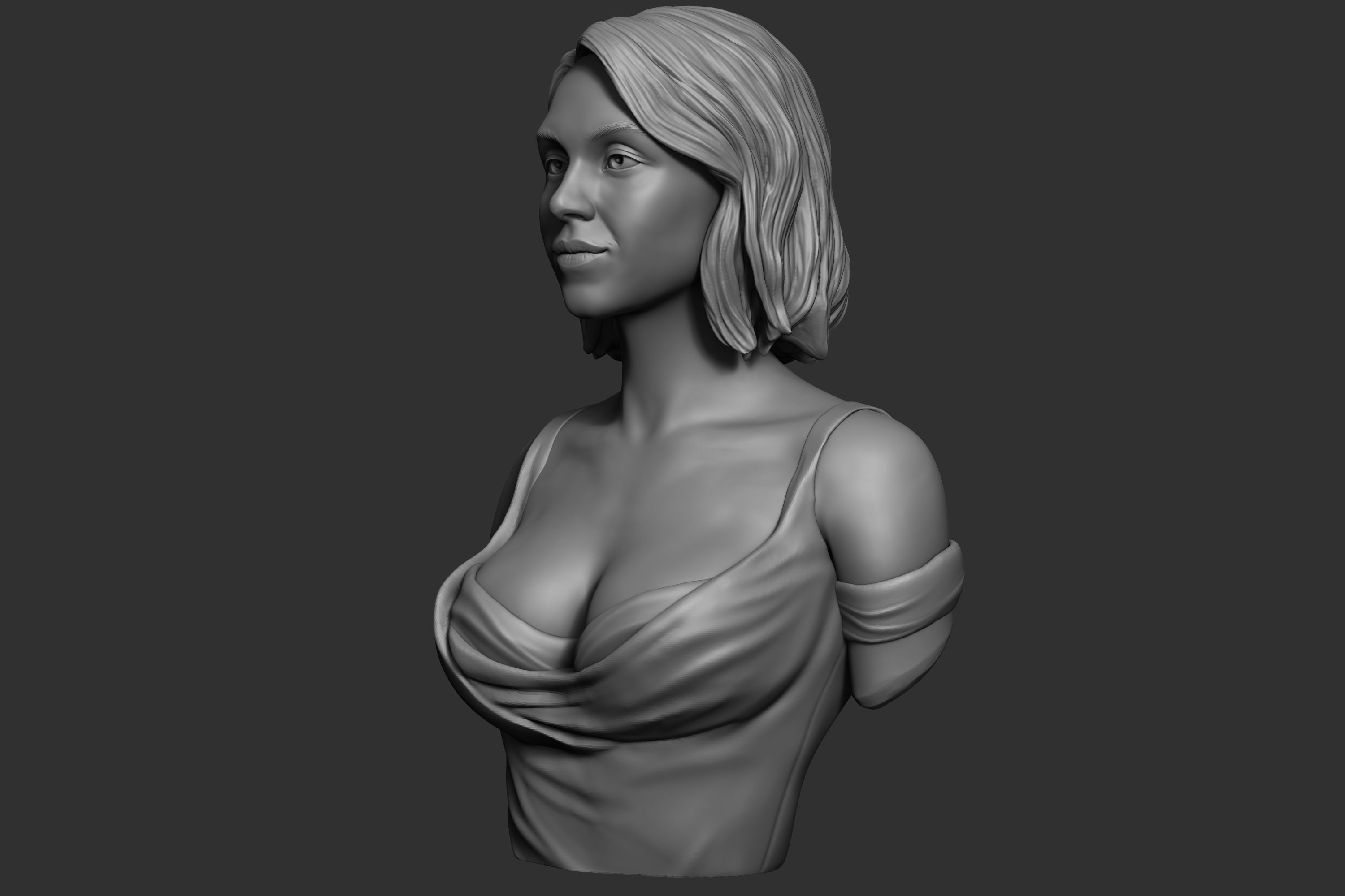 Sydney Sweeney Bust 3D print model_23