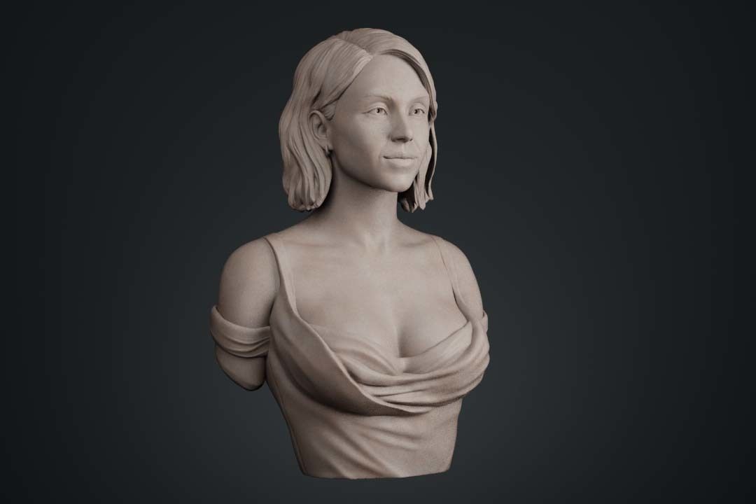 Sydney Sweeney Bust 3D print model_6