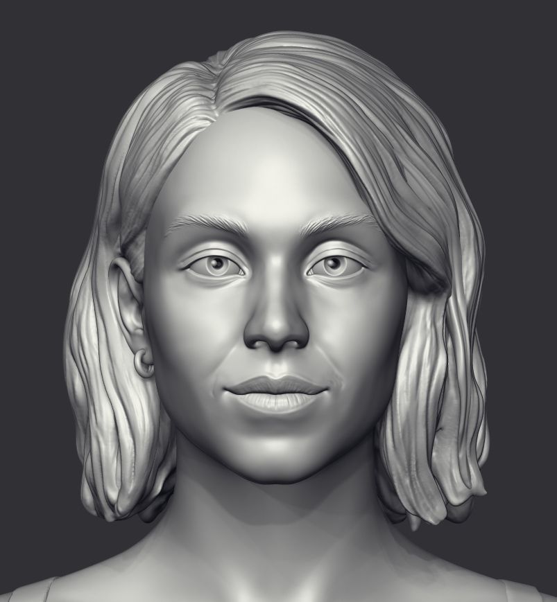Sydney Sweeney Bust 3D print model_28
