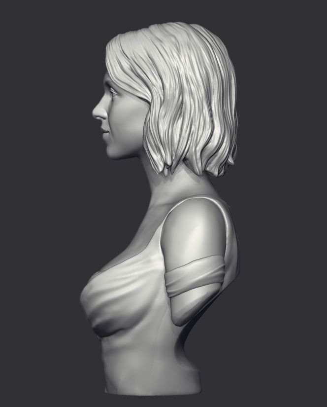 Sydney Sweeney Bust 3D print model_26