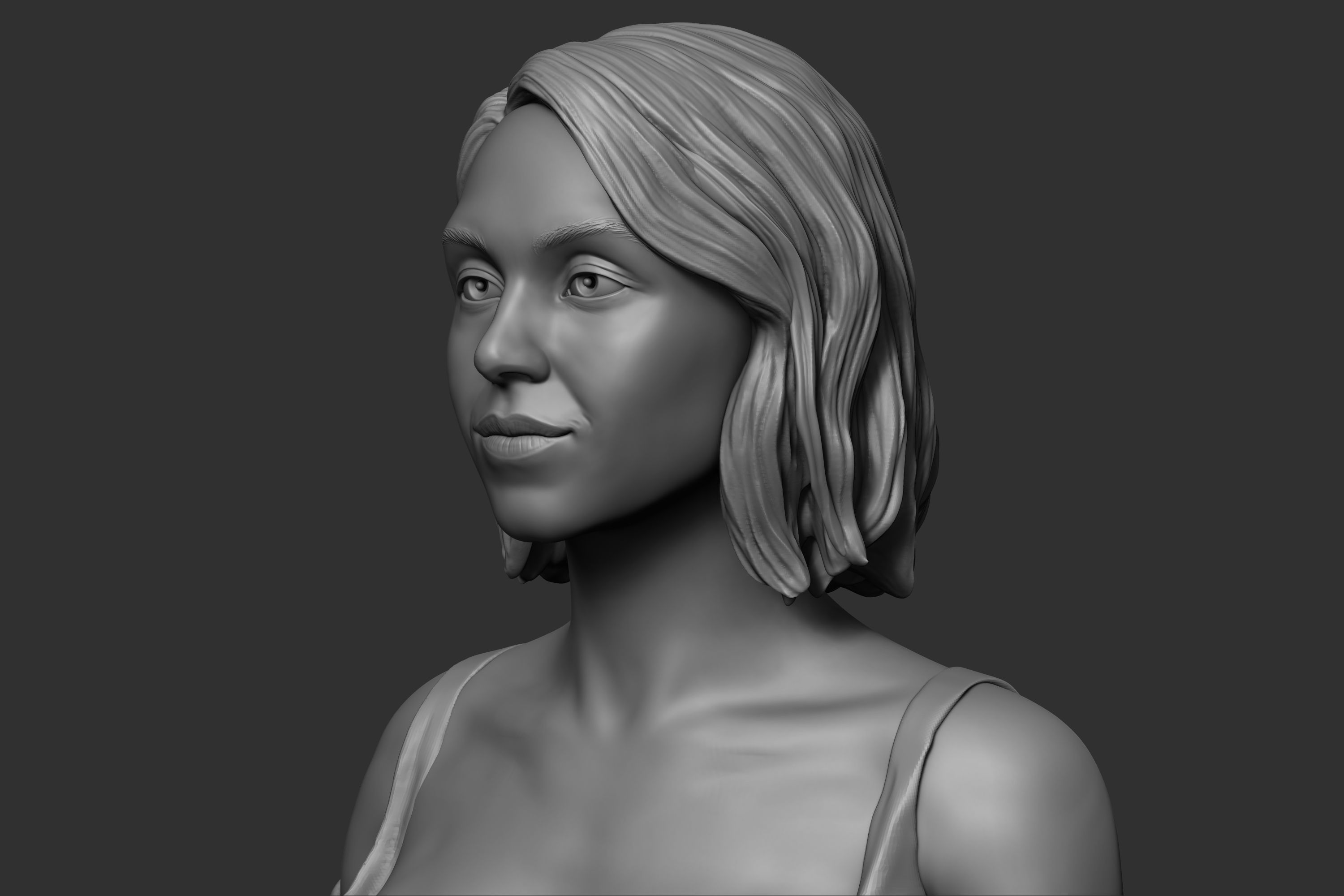 Sydney Sweeney Bust 3D print model_14
