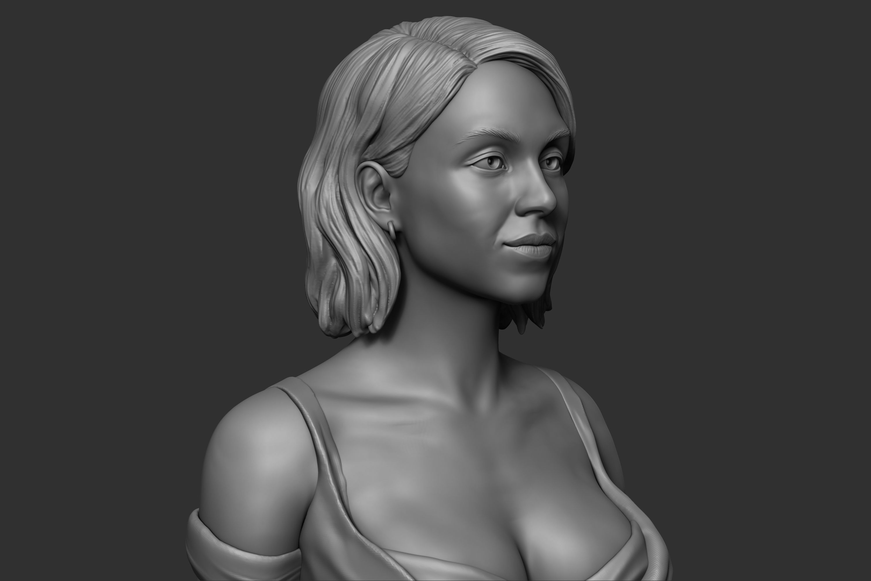 Sydney Sweeney Bust 3D print model_21