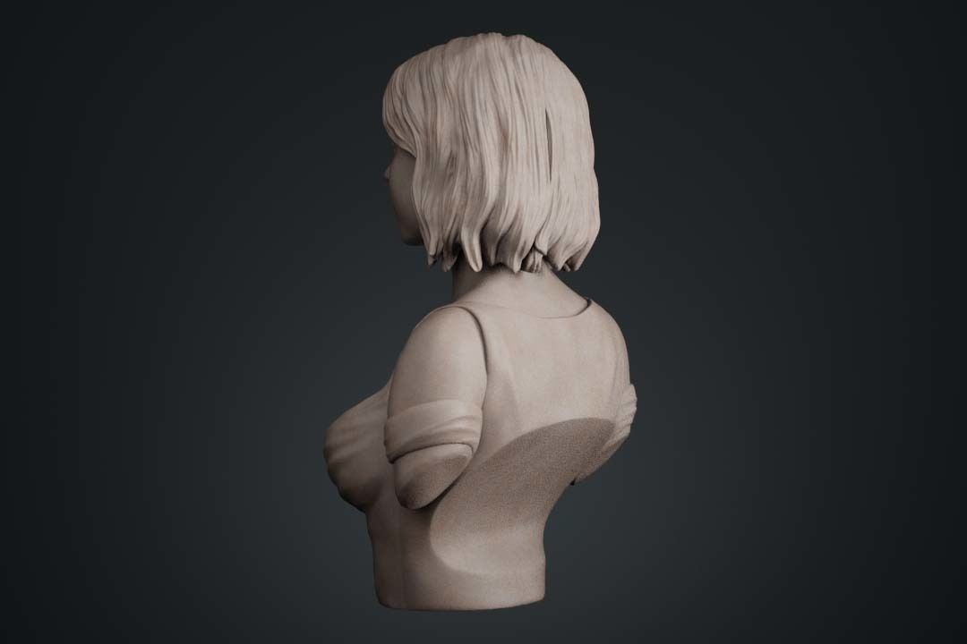 Sydney Sweeney Bust 3D print model_2