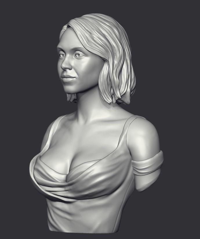 Sydney Sweeney Bust 3D print model_27