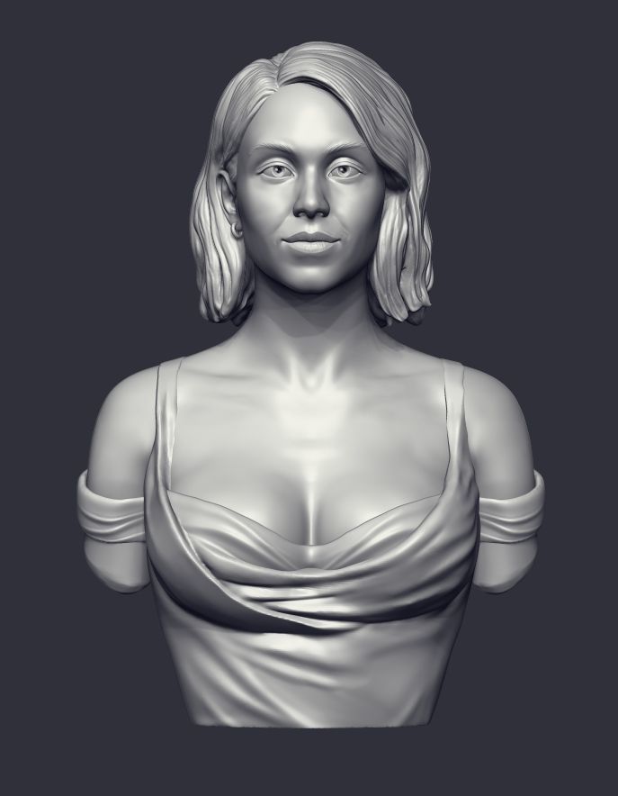 Sydney Sweeney Bust 3D print model_16