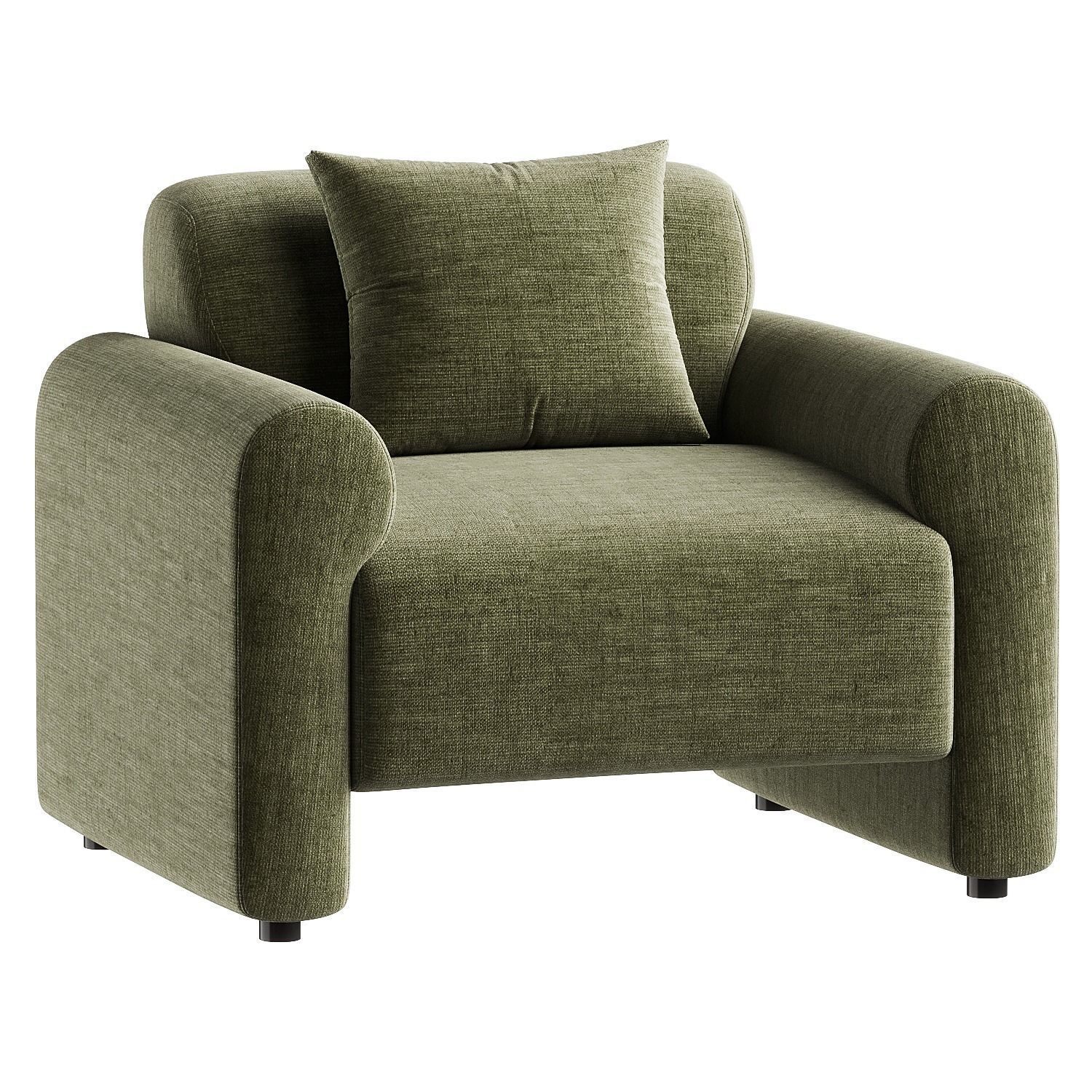 armchair 11 3D model_5