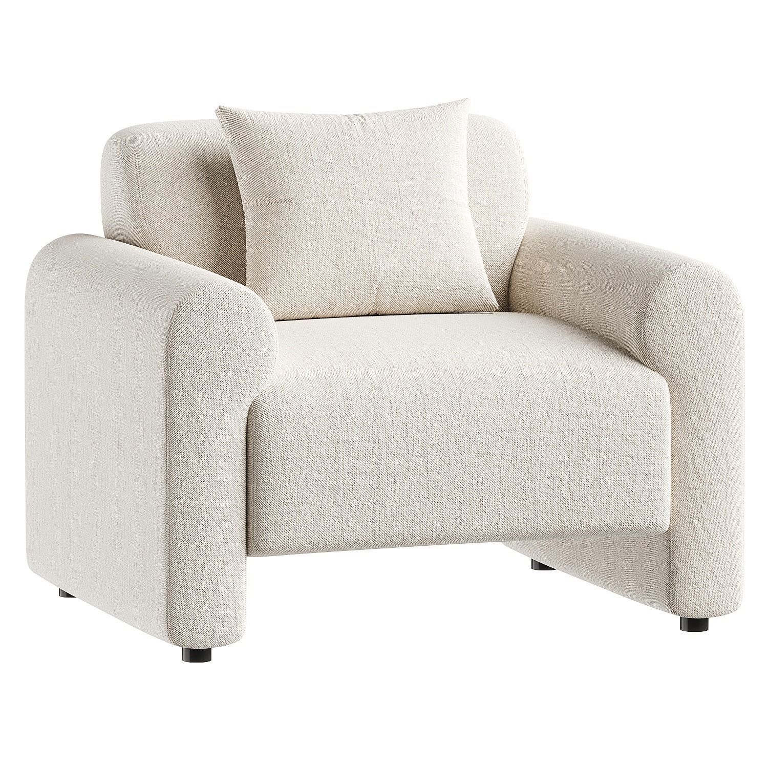 armchair 11 3D model_1