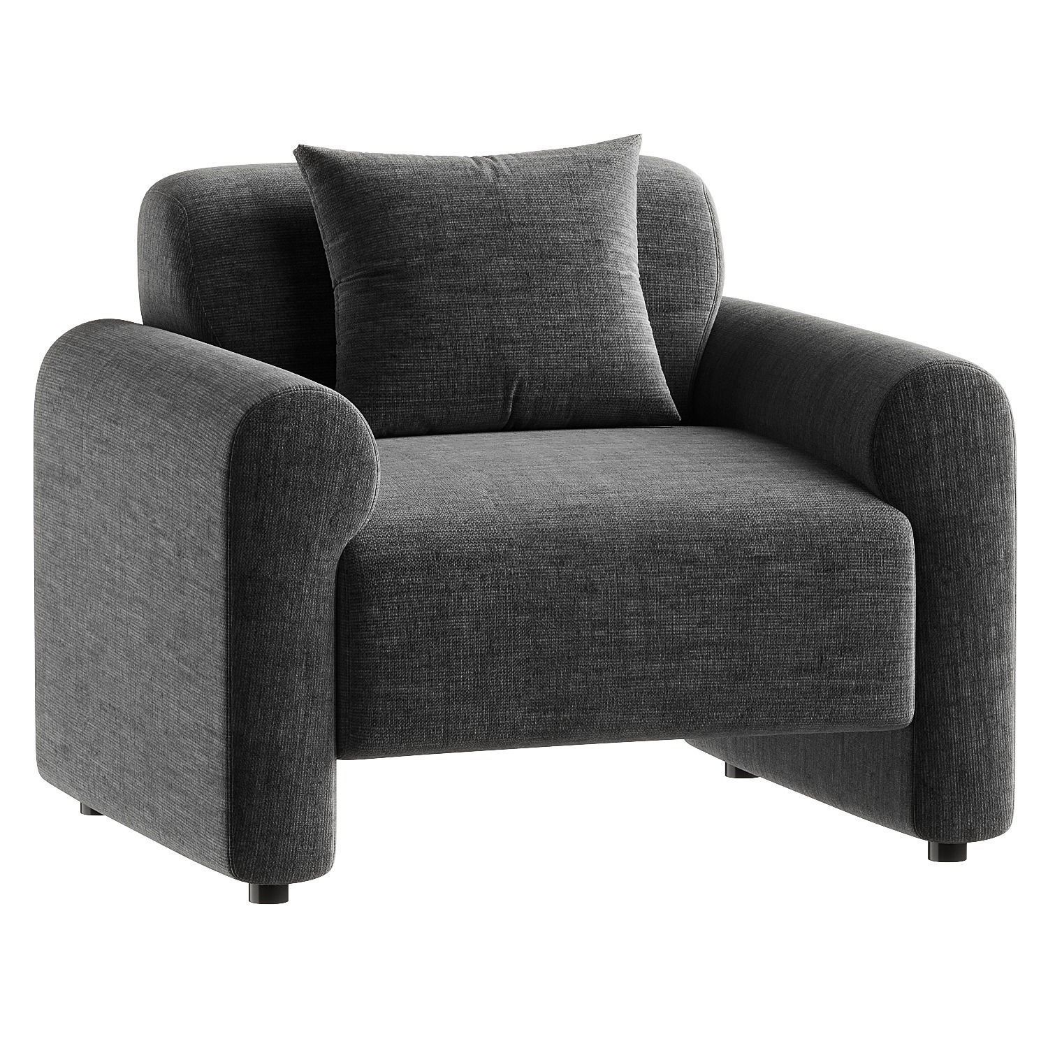 armchair 11 3D model_2
