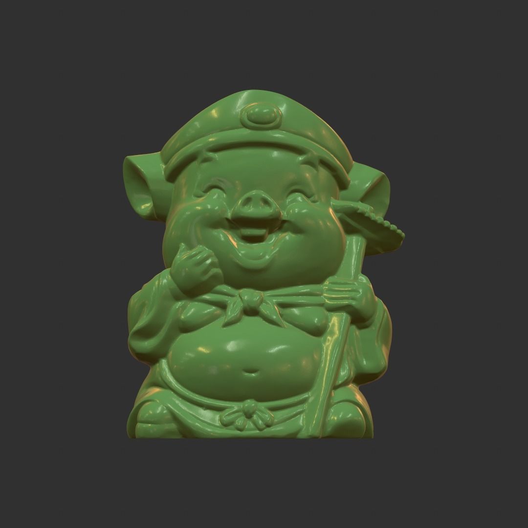 Journey to the West 4 Main characters 3D print model_3