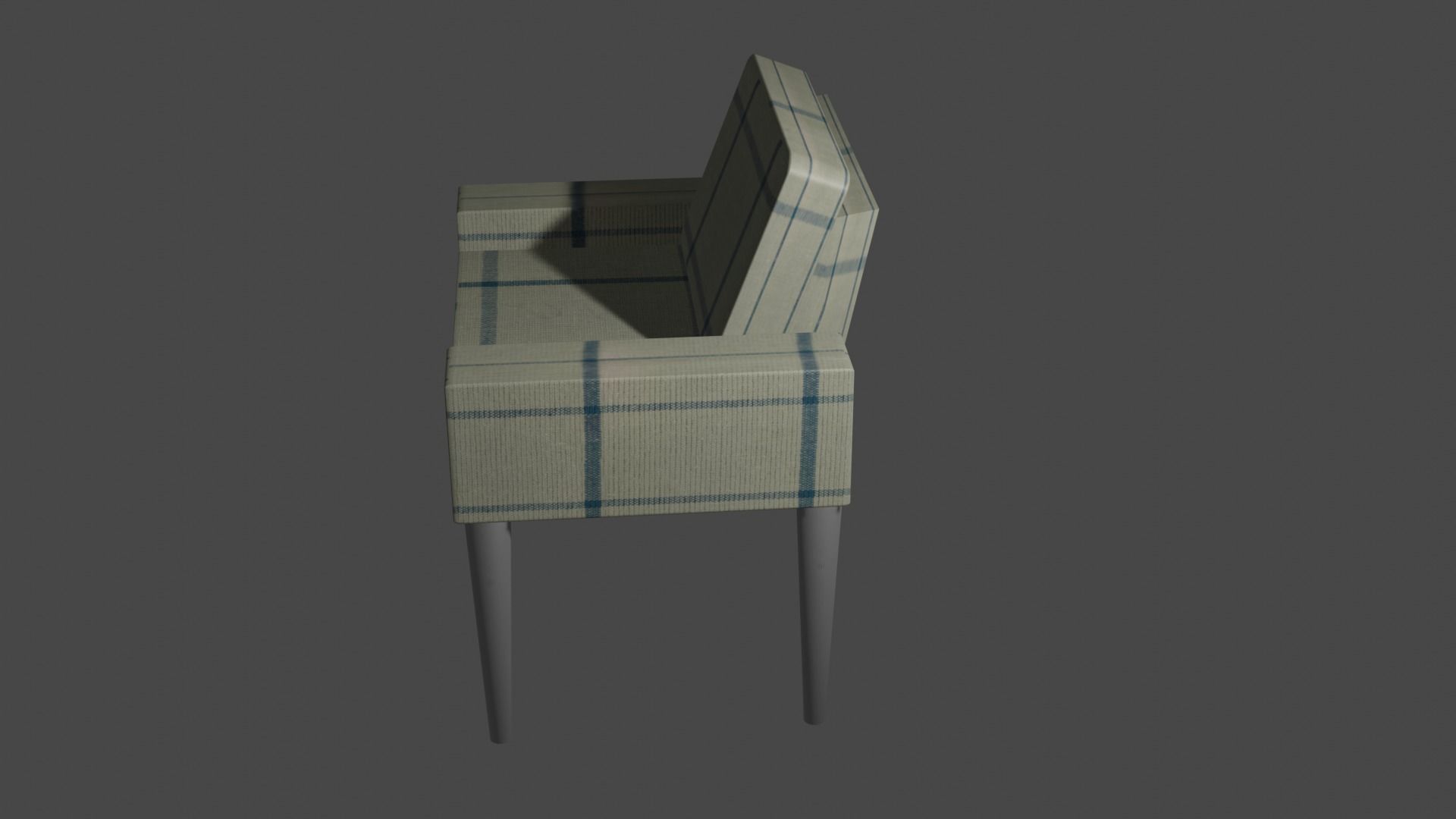 Elegant 3D Models of Wing Chair Low-poly 3D model_1