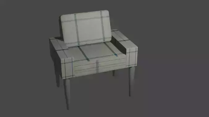 Elegant 3D Models of Wing Chair