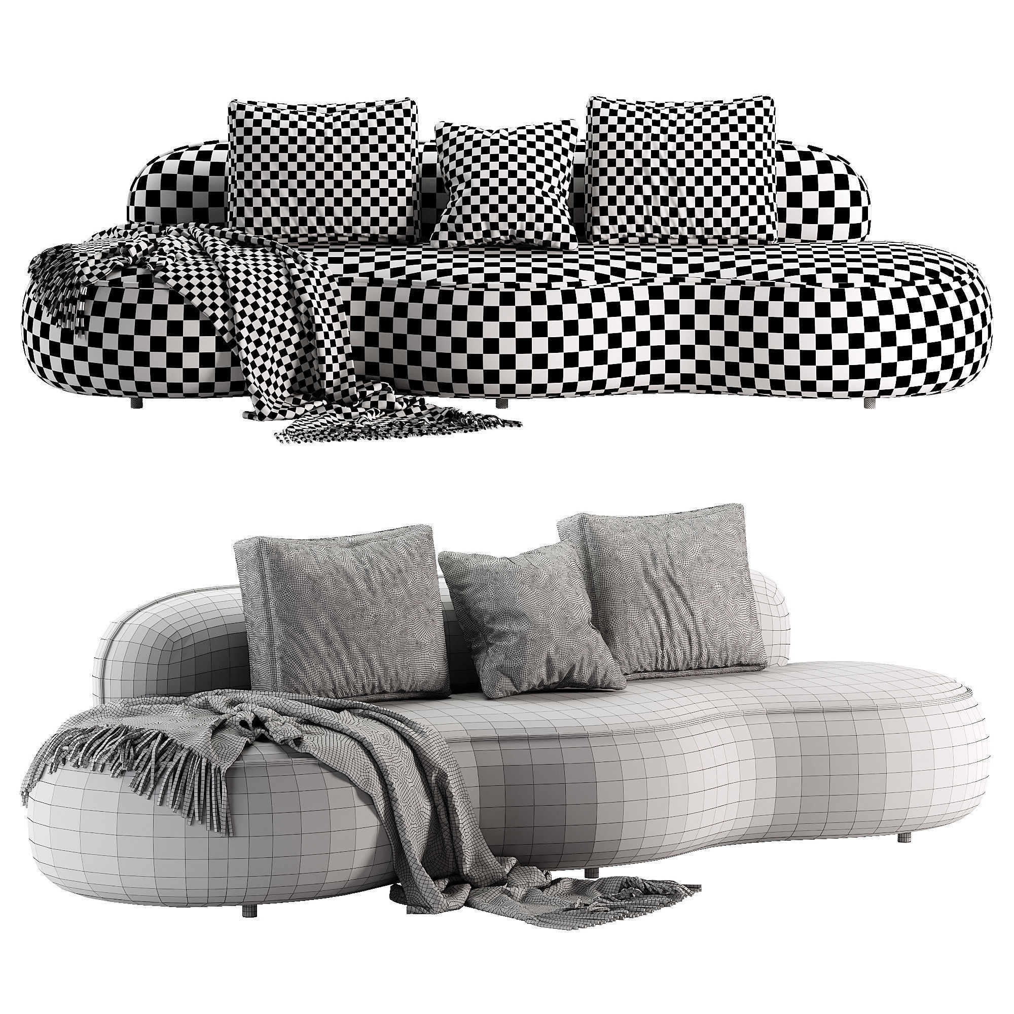 Jim Sofa by Proisy Studio 3D model_3