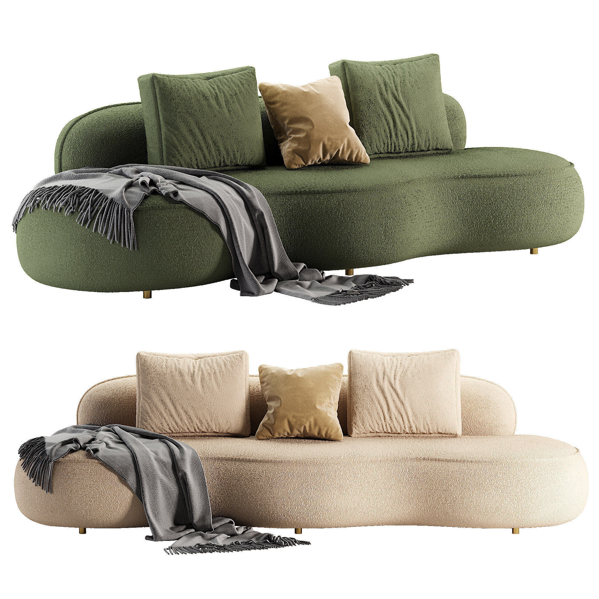 Jim Sofa by Proisy Studio 3D model_2