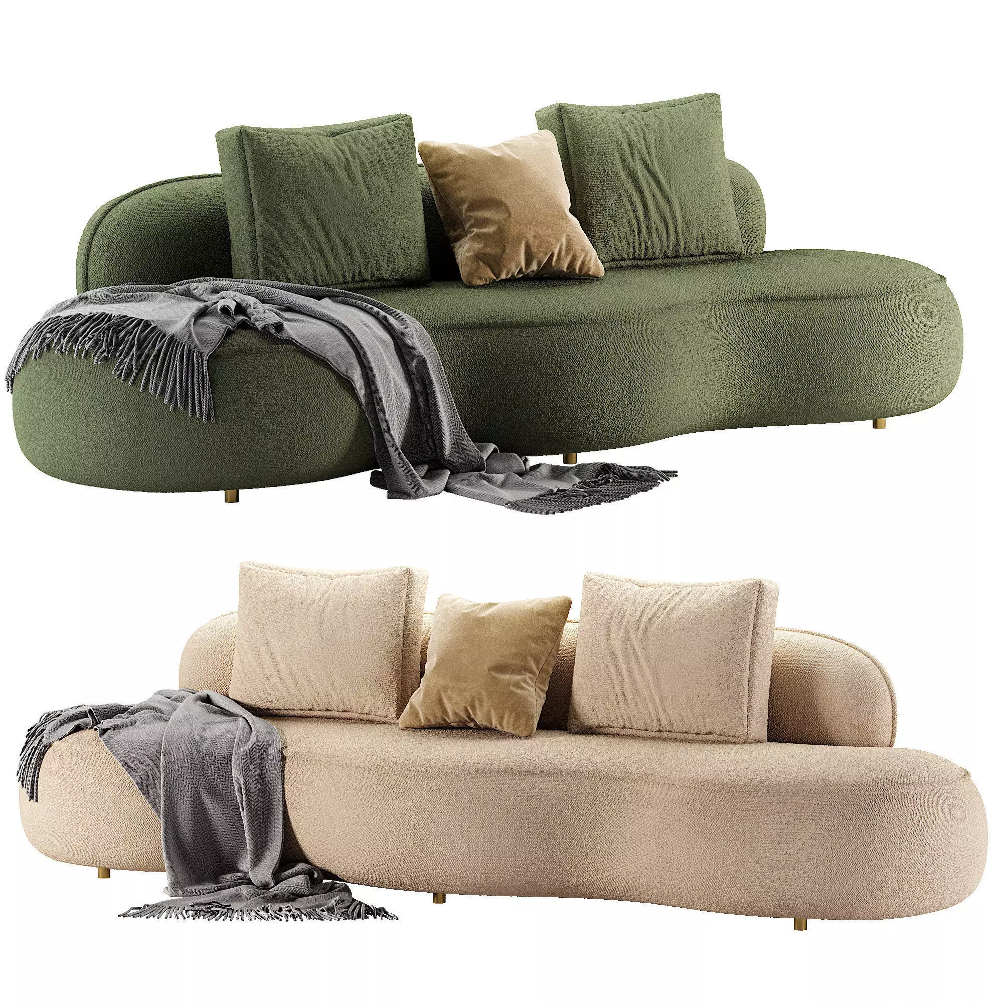 Jim Sofa by Proisy Studio 3D model_0