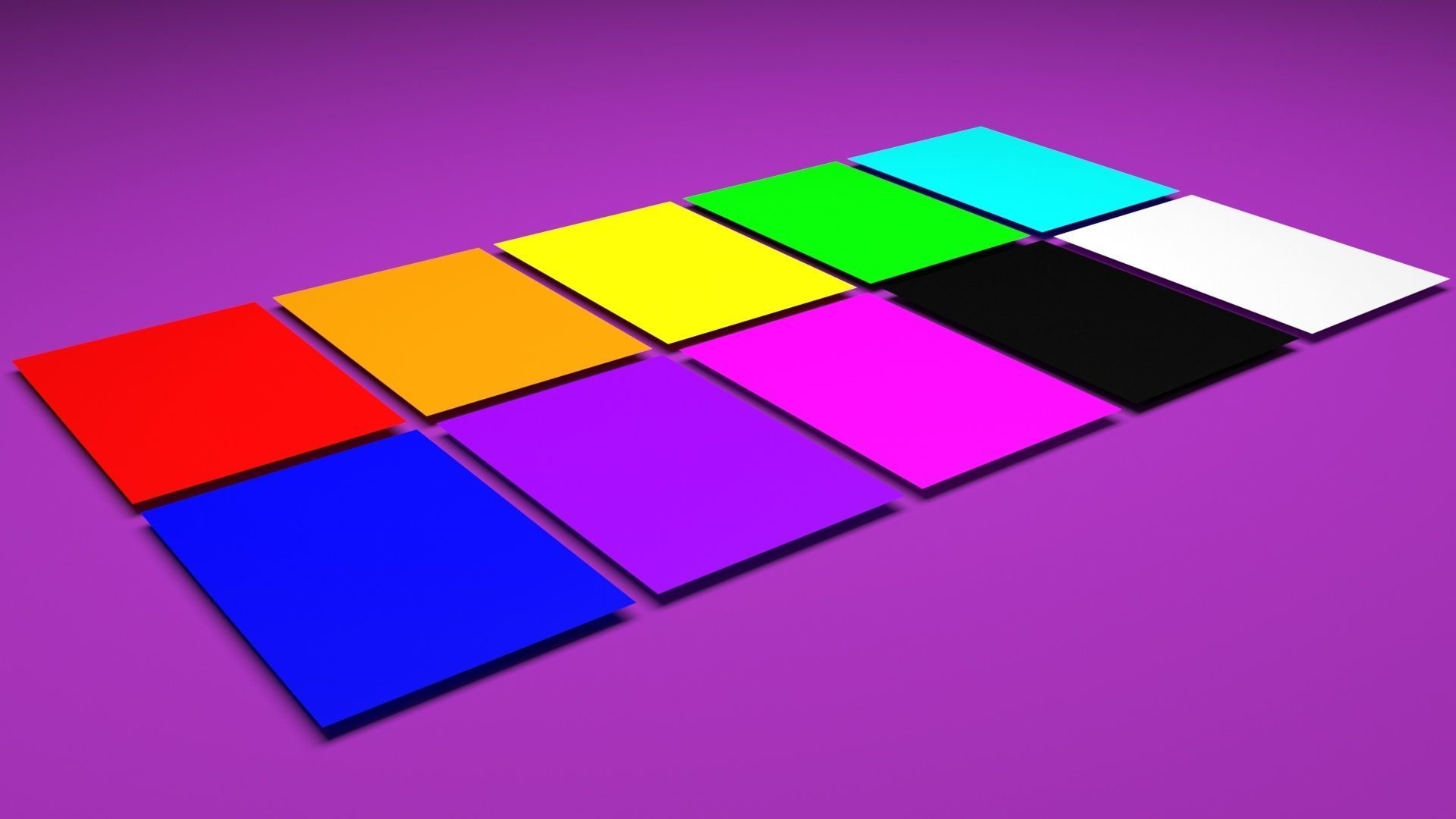 Colored Papers Set 3D model_15