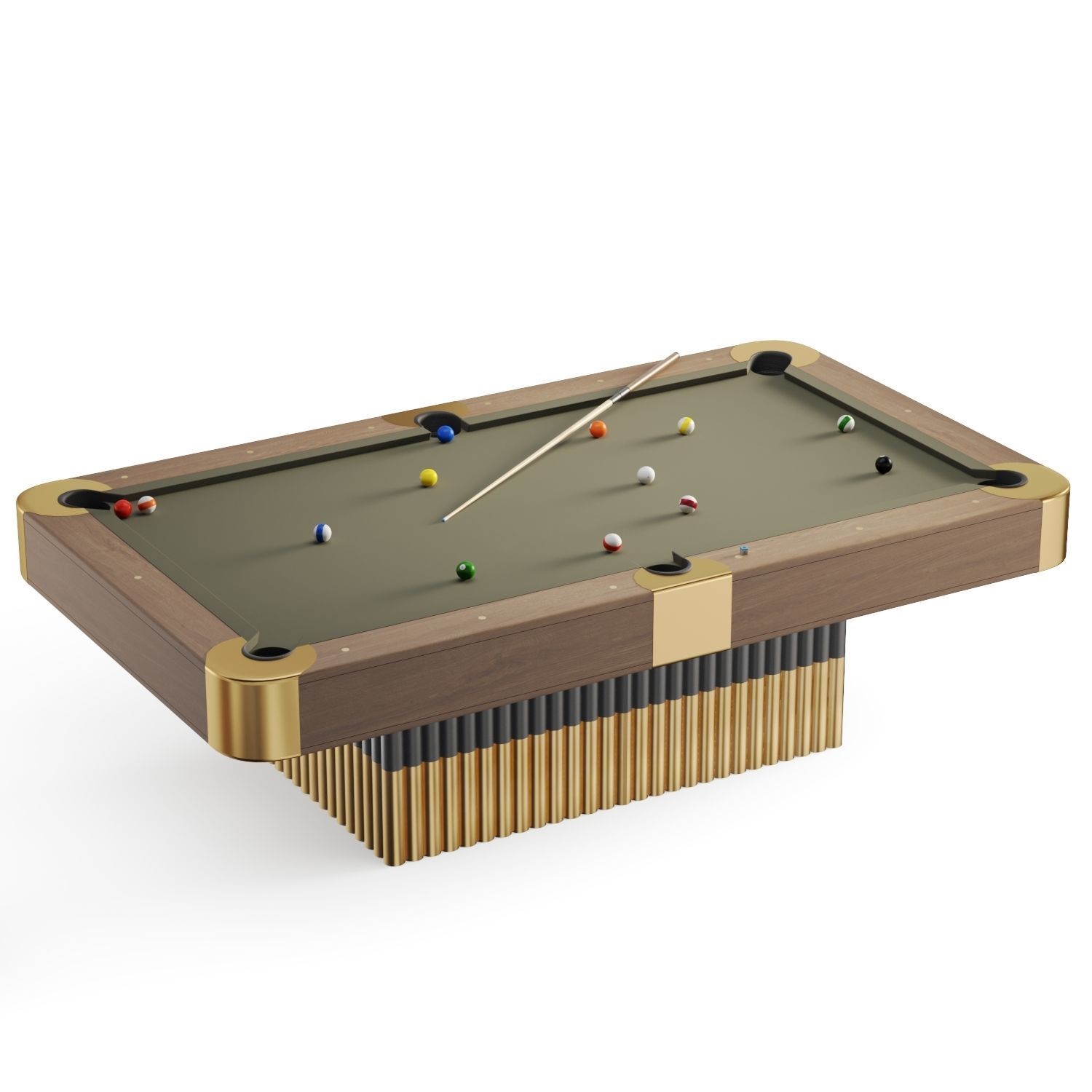 PBR Pool table 3D model_7